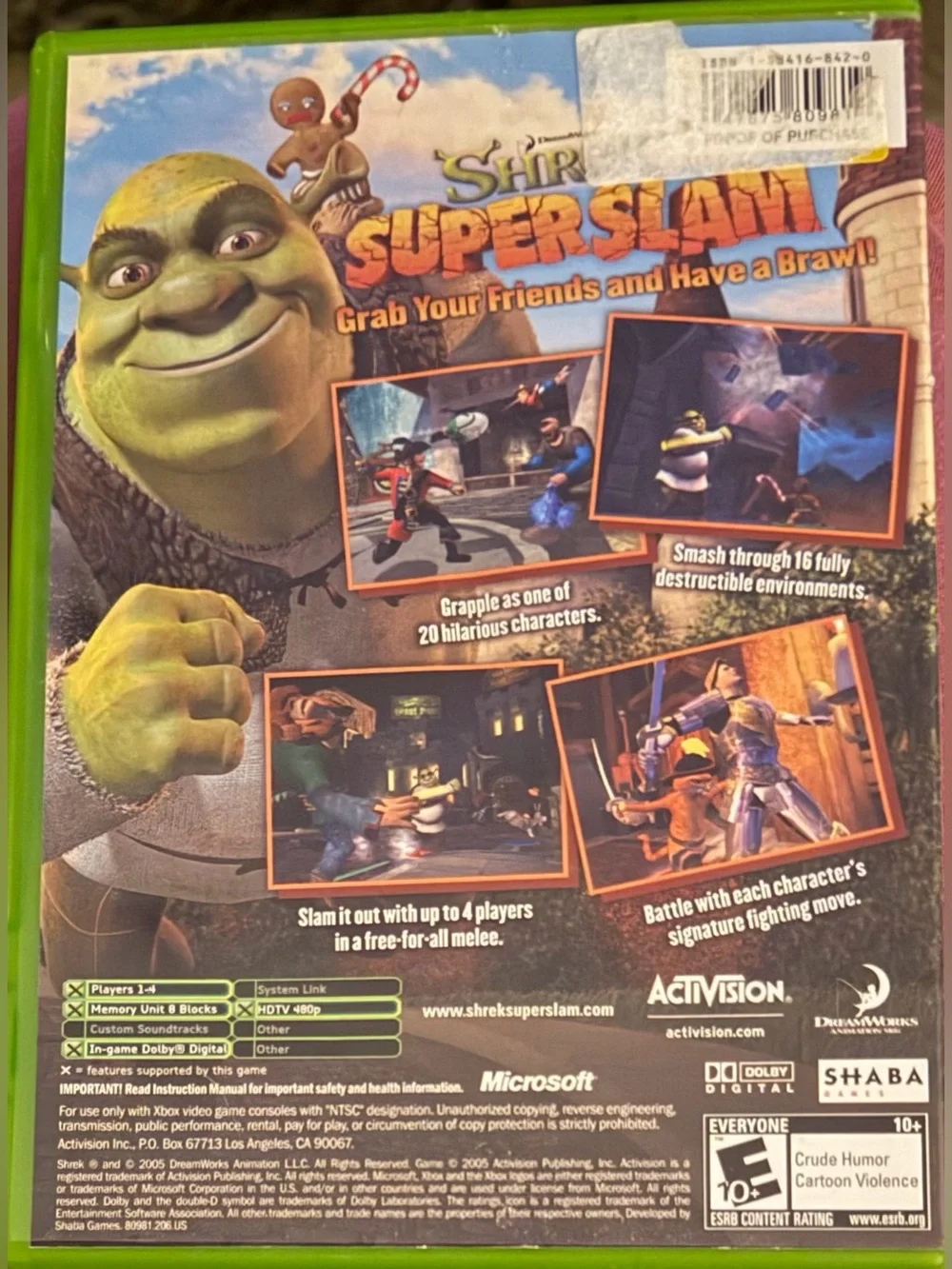 Microsoft xbox shrek